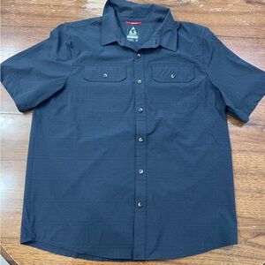 Gerry Men's Ripstop Short-Sleeve Button-Up Shirt Size XL